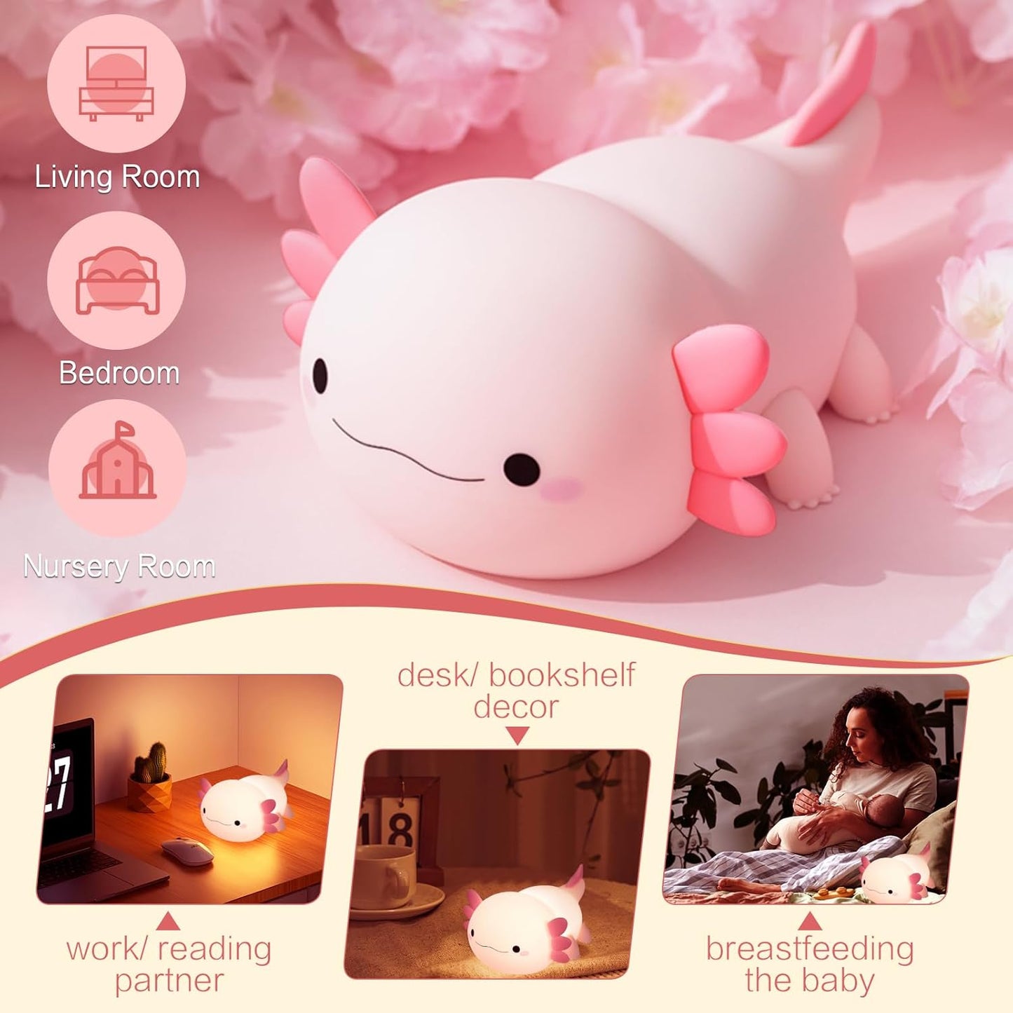 Axolotl Cozy Glow Lamp